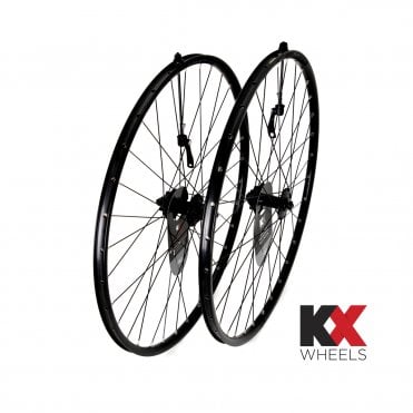 KX Pro 700c Hybrid Disc Wheelset - KX Pro Sealed Bearing - MTB 10-11 Speed - Black