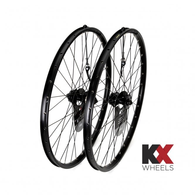 KX Wheels KX Pro MTB 27.5 - Q/R - 6 Bolt Disc Brake - 10-11 Speed MTB - Wheelset - Black