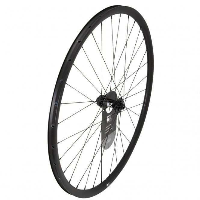 KX Wheels KX Pro Road 700 C - CL Disc - Tubeless Thru Axle Front Wheel -  Black