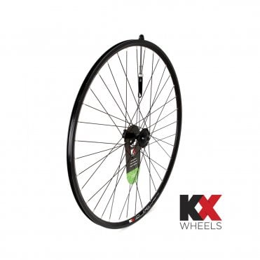 KX Road 700C Doublewall Q/R Front Wheel - Disc Brake - Black