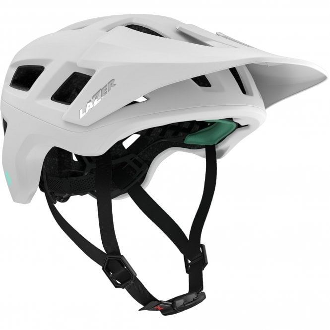 Lazer Coyote KinetiCore MTB Helmet - Matt Full White