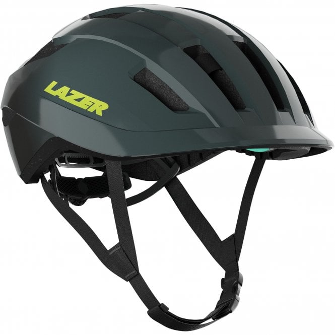 Lazer J1 KinetiCore Helmet - Black Grey - Youth 50 - 56 cm
