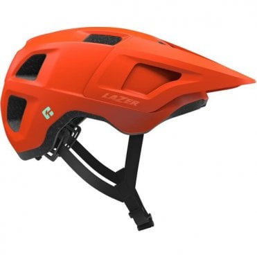 Lazer Lupo KinetiCore MTB Helmet - Matt Flash Orange - Adult - Uni  55 - 61cm