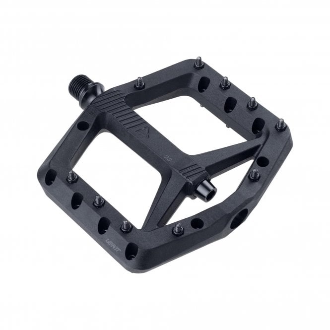 Leatt 2.0 AllMtn Composite Wide Flat Pedals - Black MTB Platform