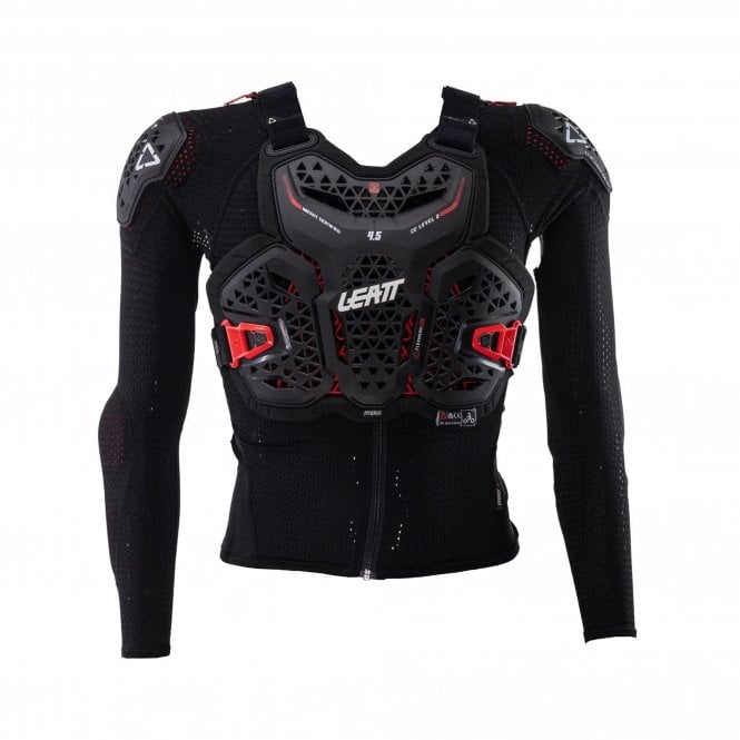 Leatt Hybrid 4.5 Junior Body Protector - CE Level 2 - Black
