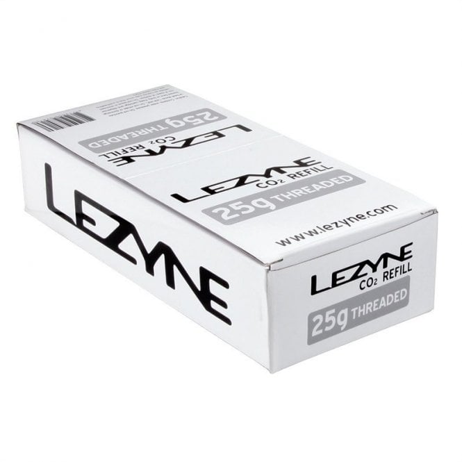 Lezyne 25G Threaded CO2 Cartridge Box of 30