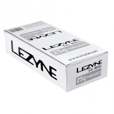 Lezyne 25G Threaded CO2 Cartridge Box of 30