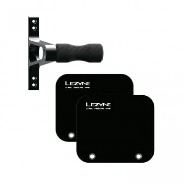 Lezyne CNC Alloy Wheel Hook Bicycle Storage System - Black