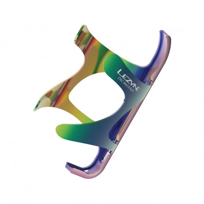 Lezyne CNC Bottle Cage Alloy - Neo metallic