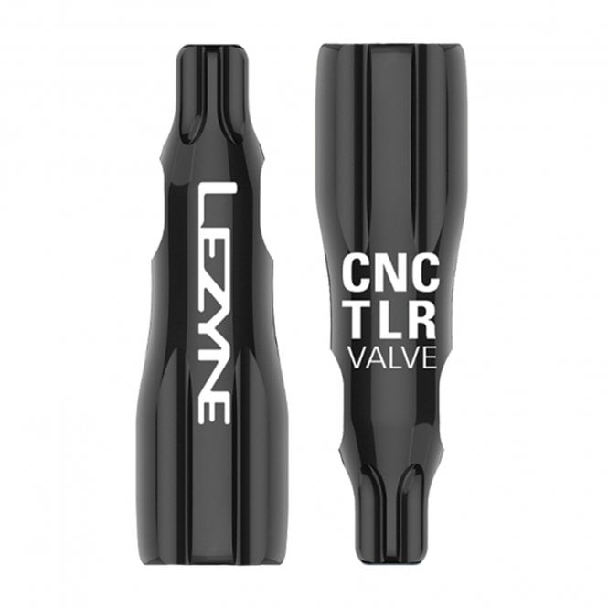 Lezyne CNC TLR Valve Caps Only - Pair - Black