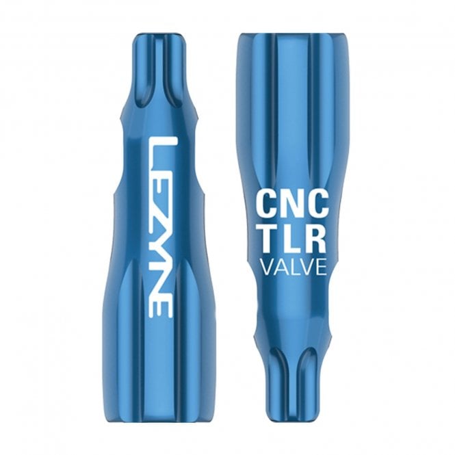 Lezyne CNC TLR Valve Caps Only - Pair - Blue