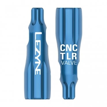 Lezyne CNC TLR Valve Caps Only - Pair - Blue