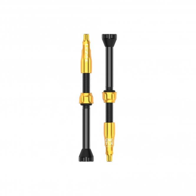 Lezyne CNC TLR Valves Pair - 60 mm - Gold