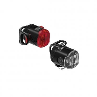 Lezyne Femto USB C Drive Front and Rear Light Set  - Black