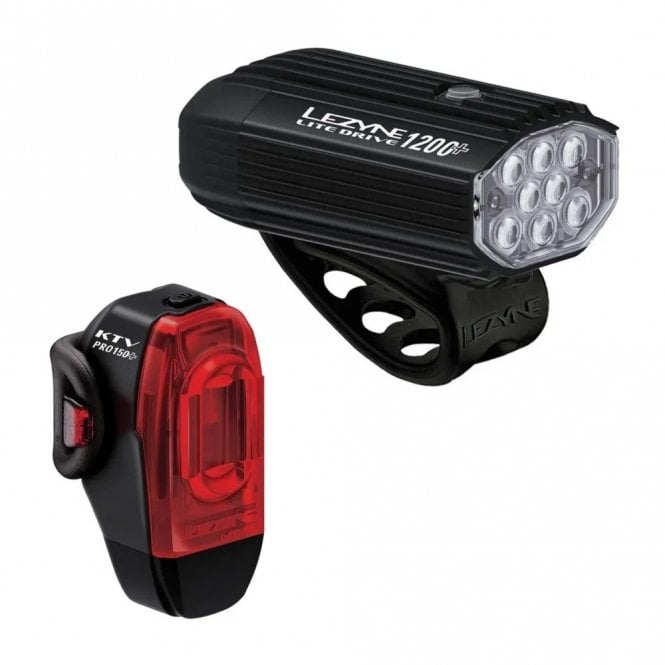 Lezyne Lite Drive 1200+|KTV Drive Pro+ LED Lights Set