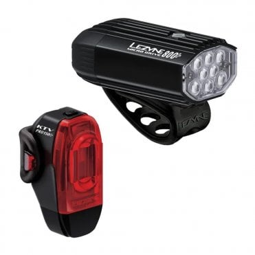 Lezyne Micro Drive 800+|KTV Drive Pro+ LED Light Set