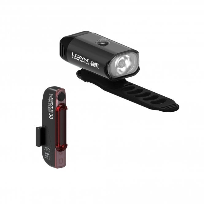Lezyne Mini Drive - 400XL & Stick Drive Light Set