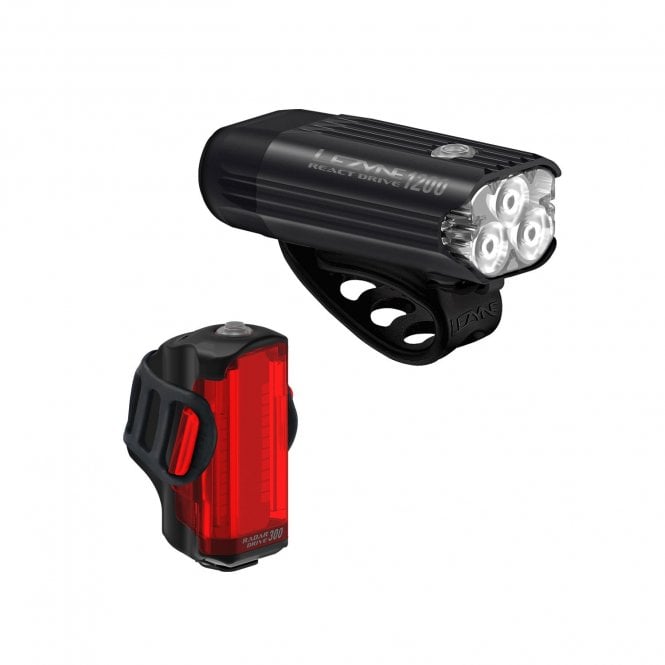 Lezyne Radar React System 1200/300 LED Light Set
