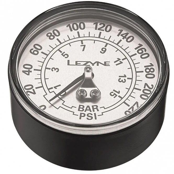 Lezyne Replacement Floor Pump Gauge 220 PSI - 2.5 Inch