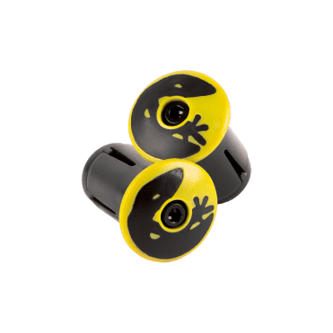 Lizard Skins DSP Bar Tape Screw in Plugs - Viper Yellow