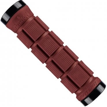 Lizard Skins Dual-Clamp Lock-On Northshore Grips - Deep Red