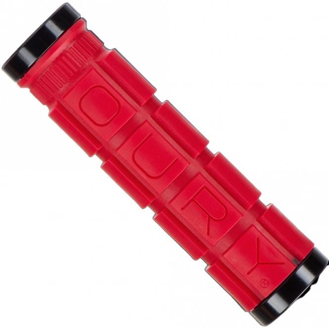 Lizard Skins Dual-Clamp Lock-On Oury Grips - Red