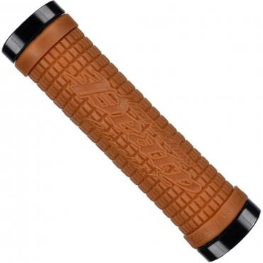 Lizard Skins Dual-Clamp Lock-On Peaty Grips - Gum