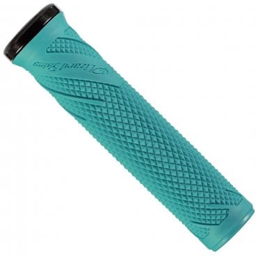 Lizard Skins Single-Clamp Lock-On Wasatch Grips - Teal