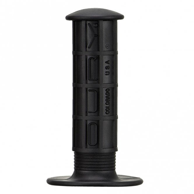 Lizard Skins Single Compound Waffle Grips With Flange - Black