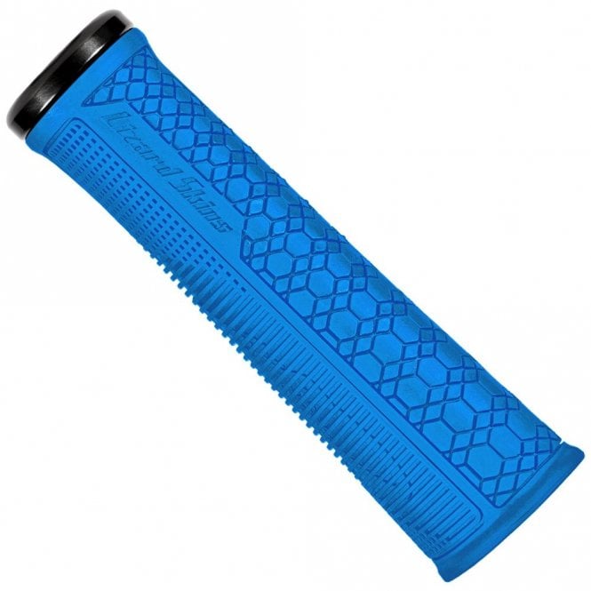 Lizard Skins Single-Sided Lock-On Gradient Grips - Deja Blue