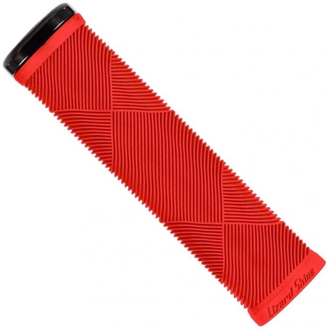 Lizard Skins Single-Sided Lock-On Strata Grips - Candy Red