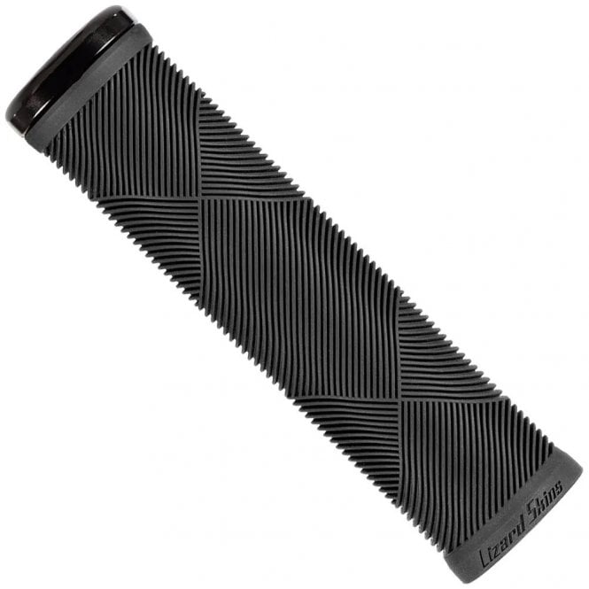 Lizard Skins Single-Sided Lock-On Strata Grips - Jet Black