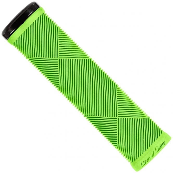 Lizard Skins Single-Sided Lock-On Strata Grips - Lime Green