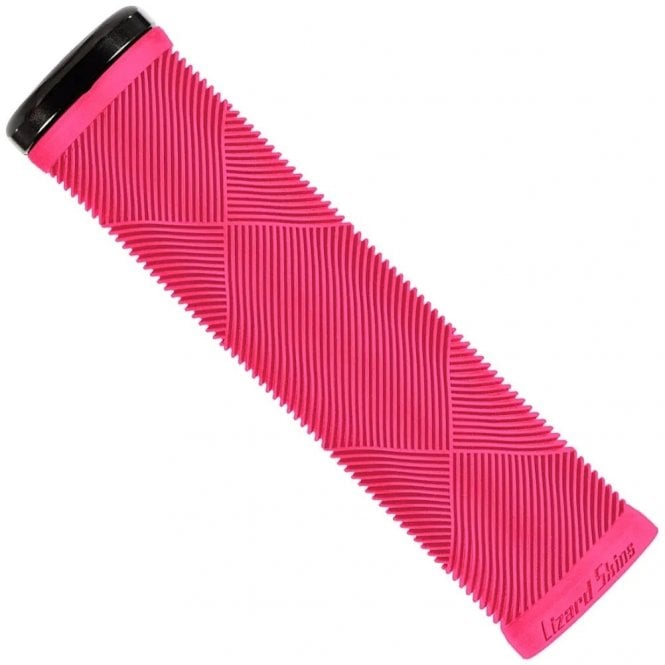 Lizard Skins Single-Sided Lock-On Strata Grips - Neon Pink