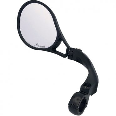M Part E-bike E13 Approved Mirror - Adjustable - Left Handlebar Clamp Fitting