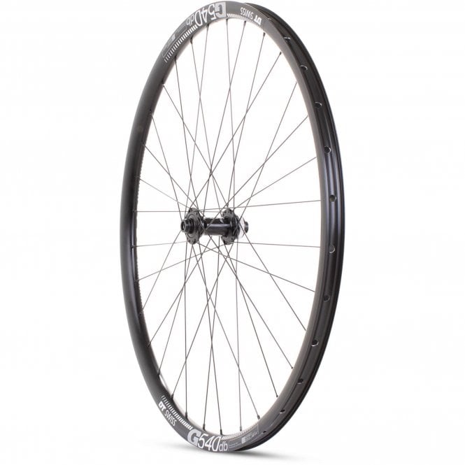 M Part Gravel Front Wheel Shimano 105 CL Hub Ta 100X12 G 540 Rim TLR Blk - 700 C