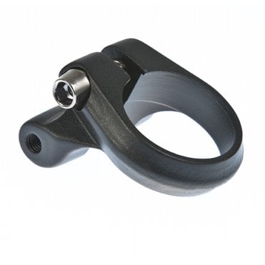 M Part Seat clamp with rack mount - black