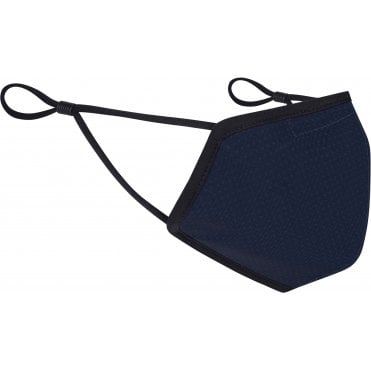 Madison Element Reusable Face Mask - Printed Cross Repeat Ink Navy