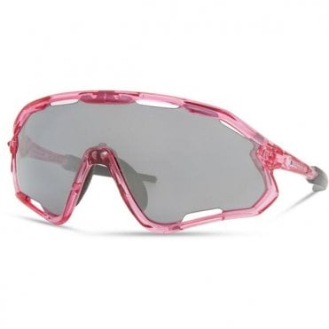 Madison Eyewear Code Breaker Crystal Gloss Pink Sunglasses - 3 Lens Pack