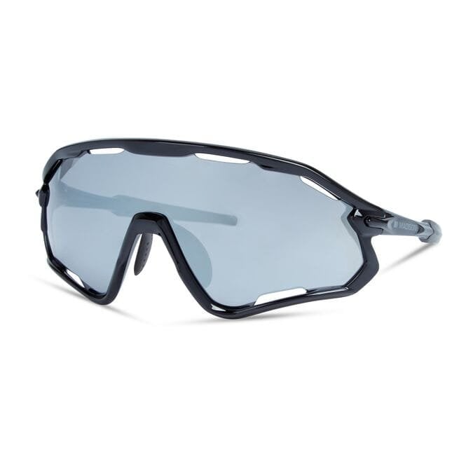Madison Eyewear Code Breaker II Sunglasses Gloss Black - Silver Mirror