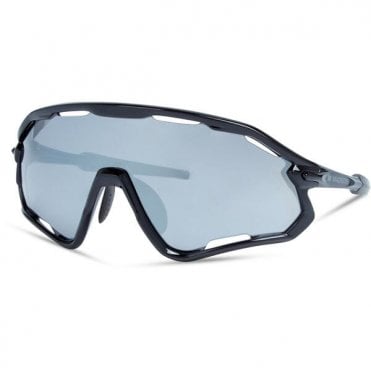 Madison Eyewear Code Breaker II Sunglasses Gloss Black - Silver Mirror