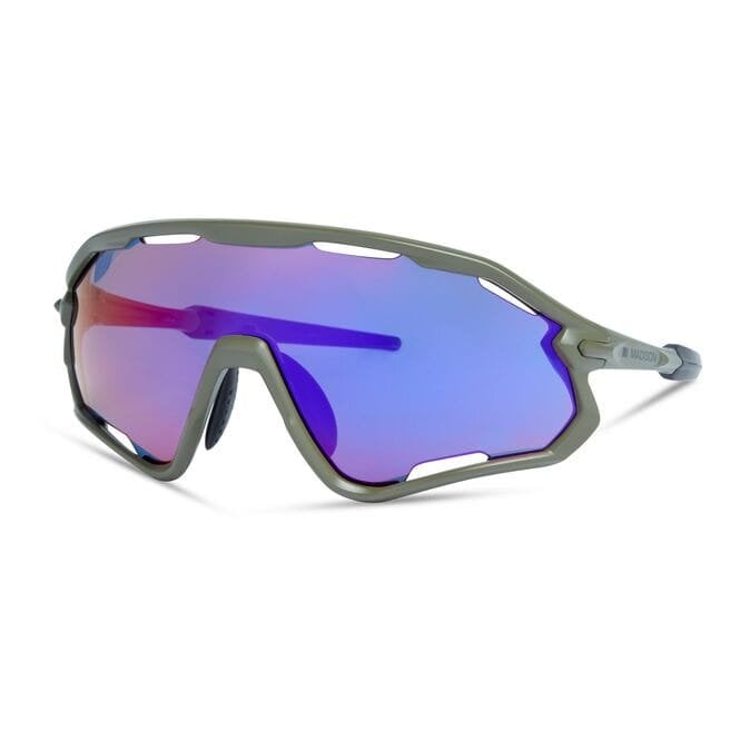 Madison Eyewear Code Breaker II Sunglasses Midnight Green - Purple Mirror
