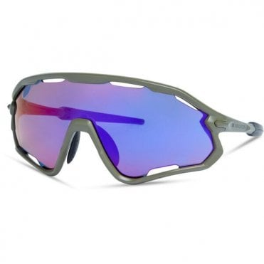 Madison Eyewear Code Breaker II Sunglasses Midnight Green - Purple Mirror