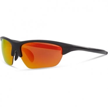 Madison Eyewear Mission II Sunglasses Matt Black - Fire Mirror