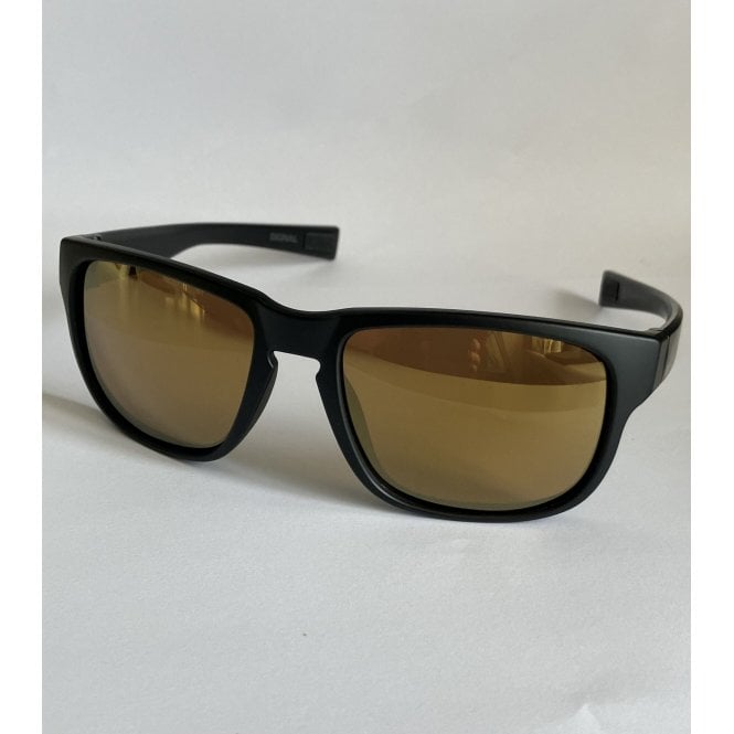 Madison Eyewear Signal Sunglasses - Matt Black / Brown Mirror - Polarised