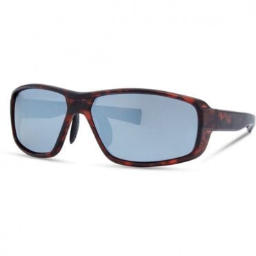 Madison Eyewear Target Sunglasses Brown Tortoiseshell - Silver Mirror Lens
