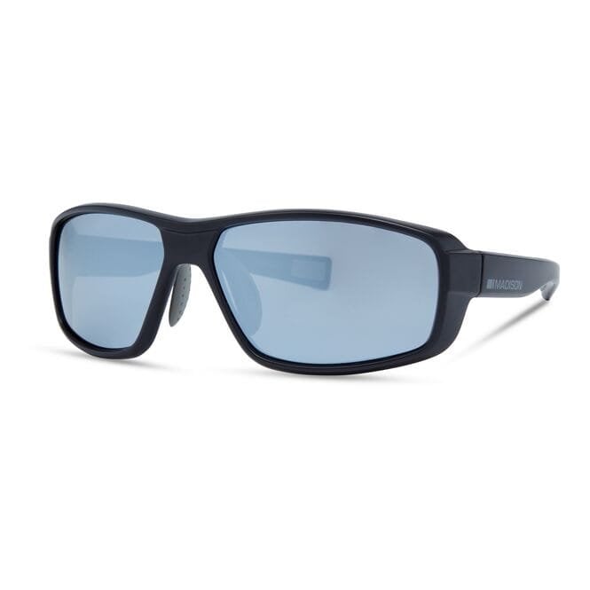 Madison Eyewear Target Sunglasses Matt Black - Silver Mirror Lens