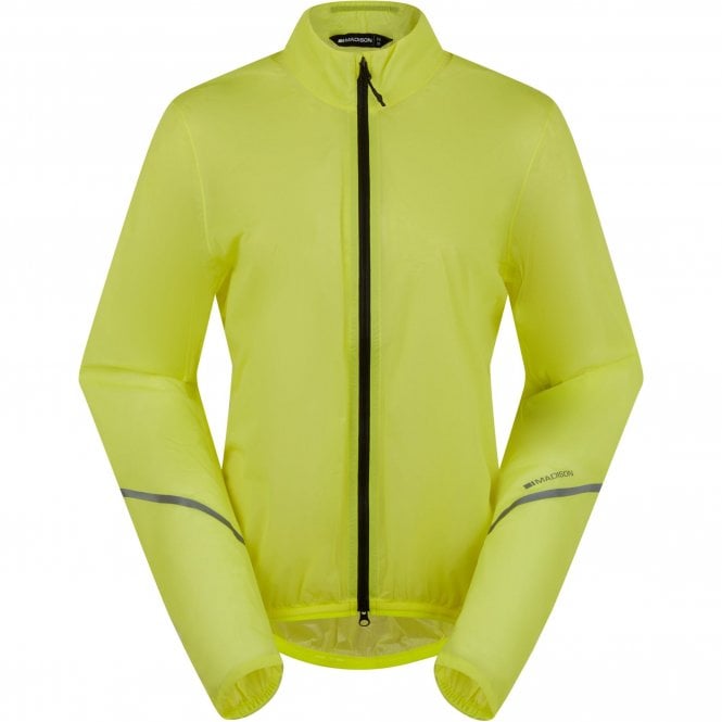 Madison Flux 2L Ultra Packable Waterproof Jacket - Women's - Hi-viz Yellow