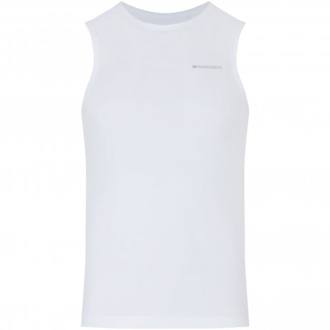 Madison Flux Isoler Mesh Sleeveless Baselayer - White