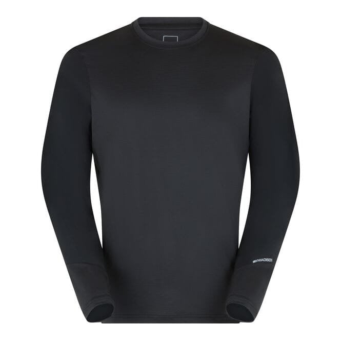 Madison Flux Men's Long Sleeve Trail Jersey - Black